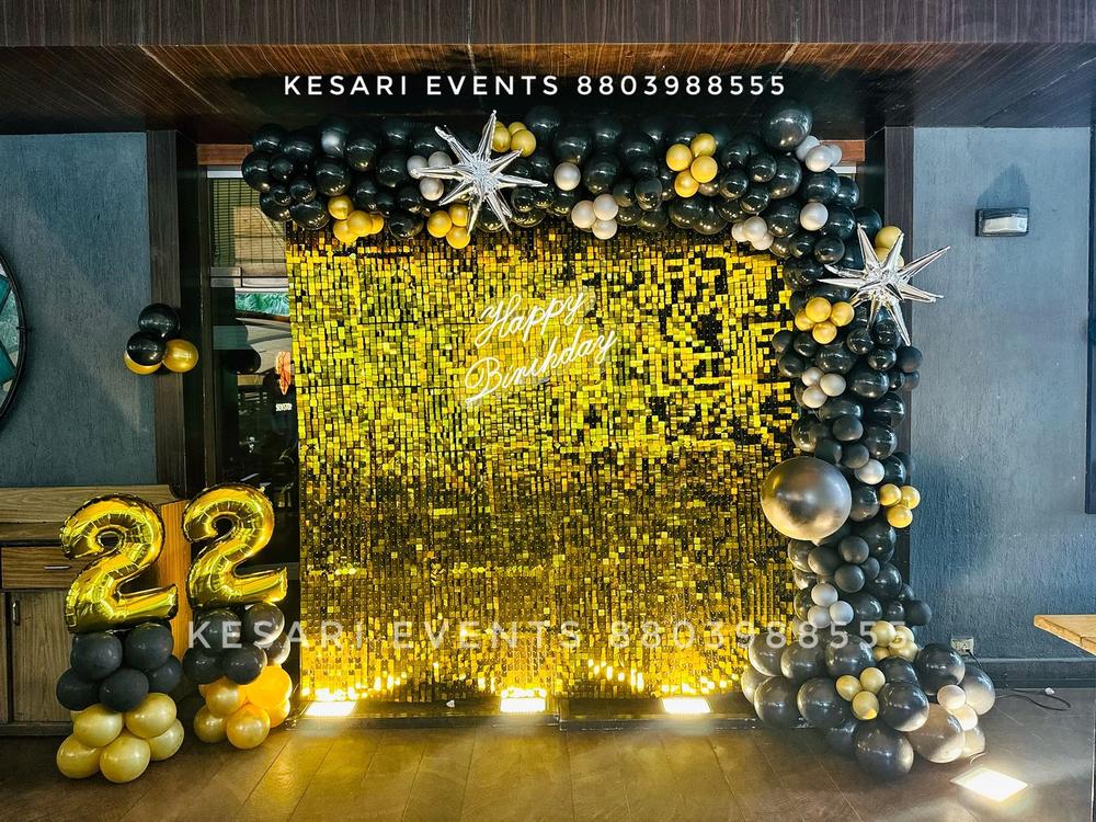 Birthday party decoration